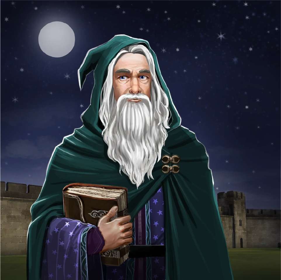 Merlin o grande mago puzzle online