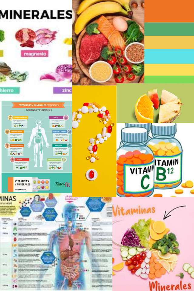 vitamíny skládačky online