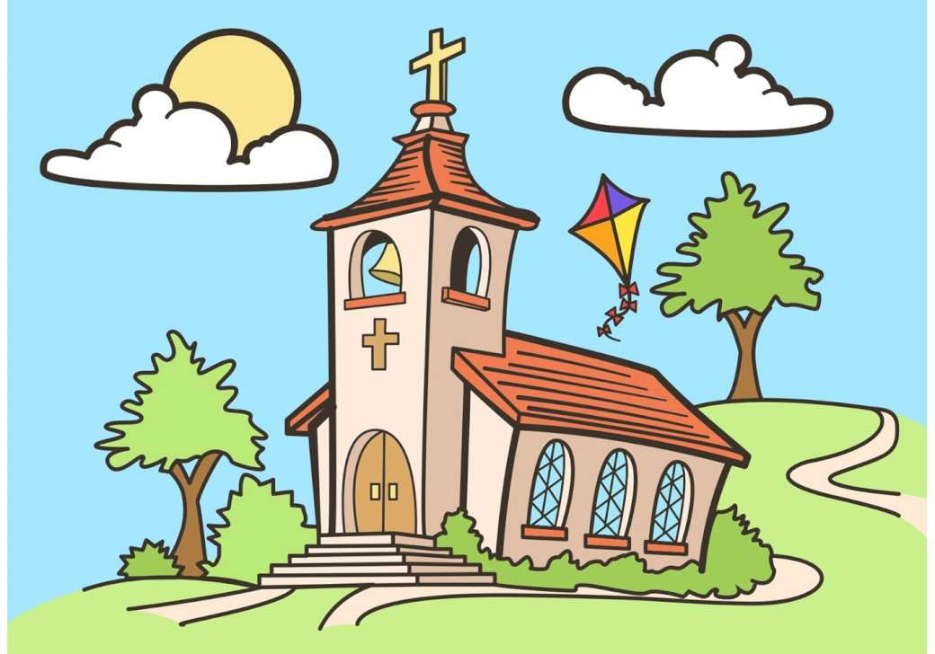 dětský kostel skládačky online