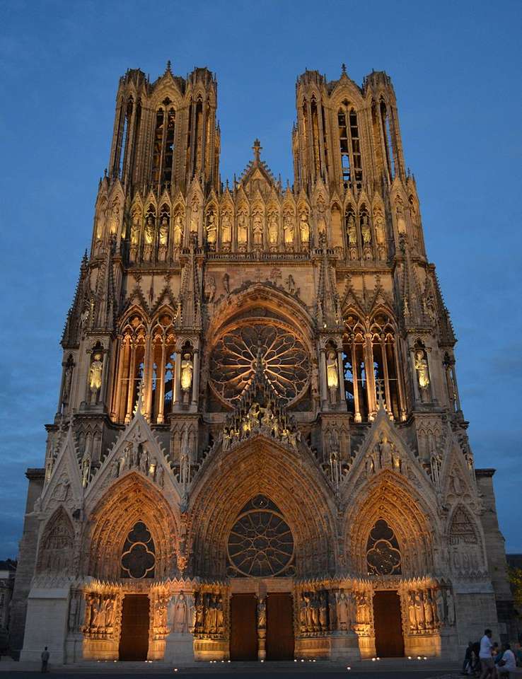 NOTRE REMES CATHEDRAL online puzzle