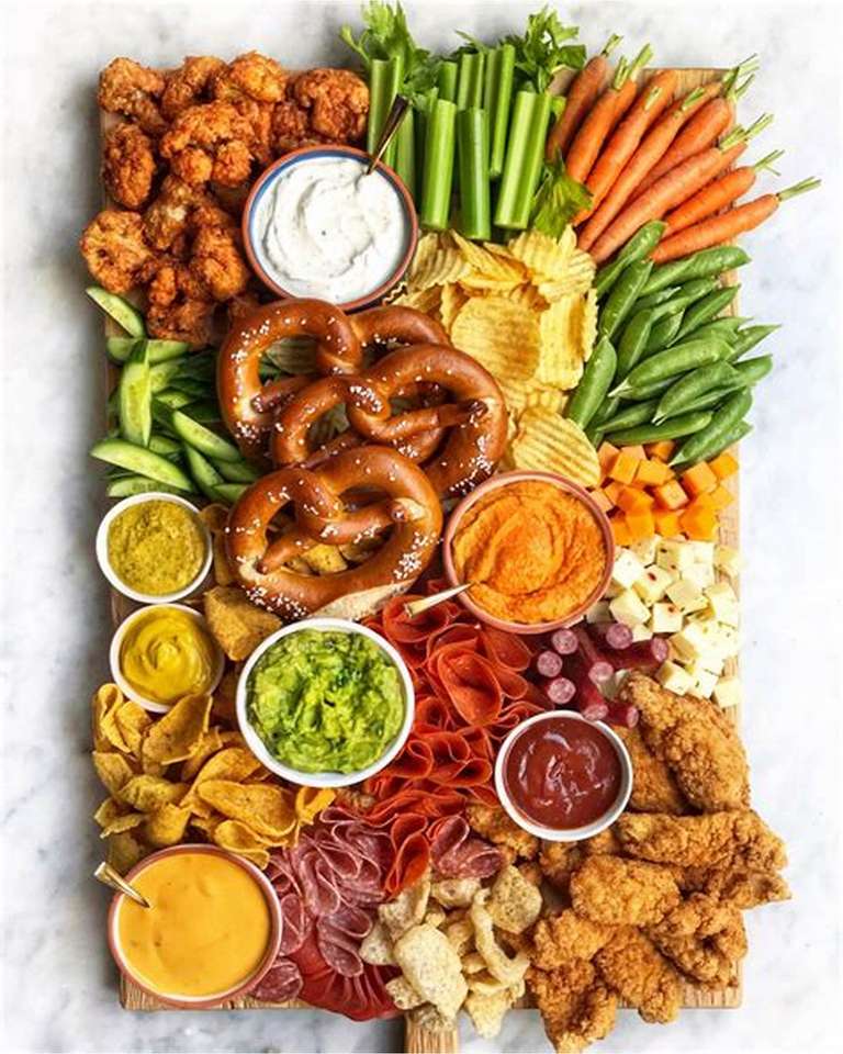 Game Day Snack Platter Pussel online