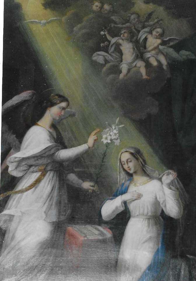 Благовещение Марии пазл онлайн