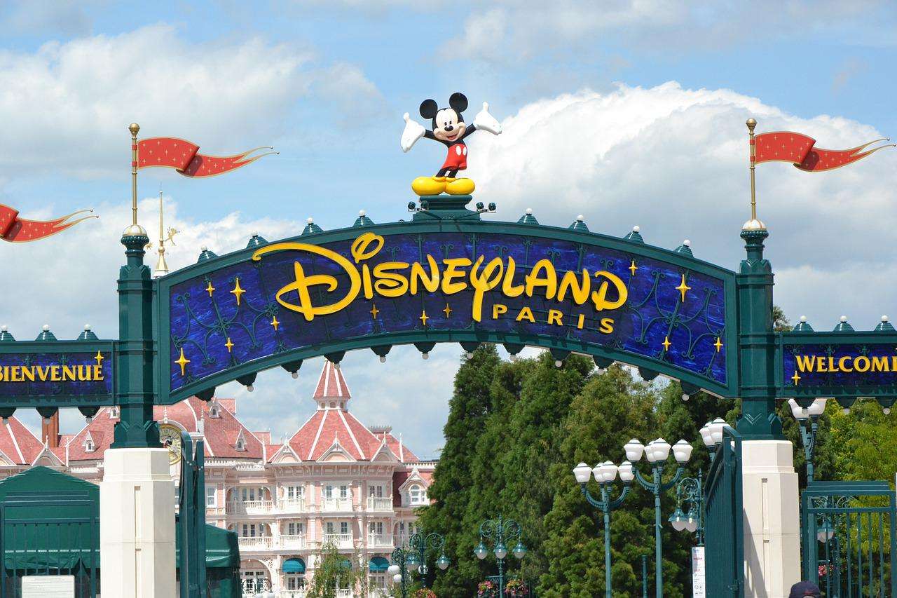 Pařížský Disney land skládačky online