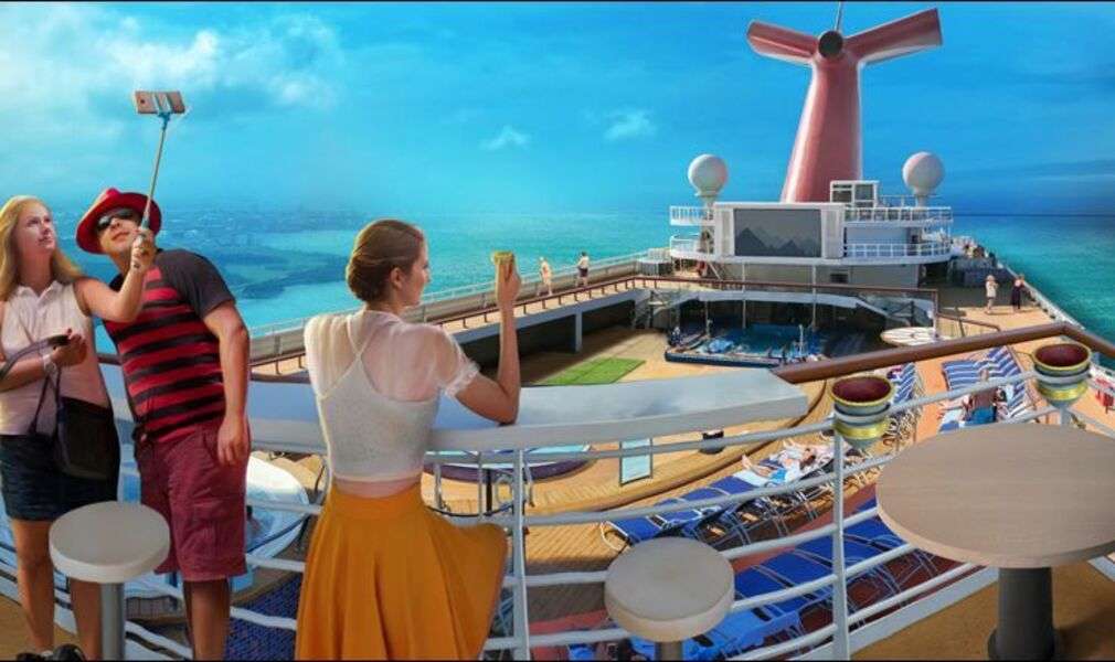 Carnaval op de cruise legpuzzel online