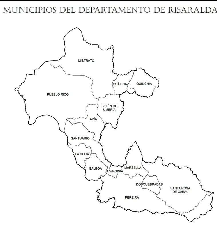 Municipalities of Risaralda online puzzle