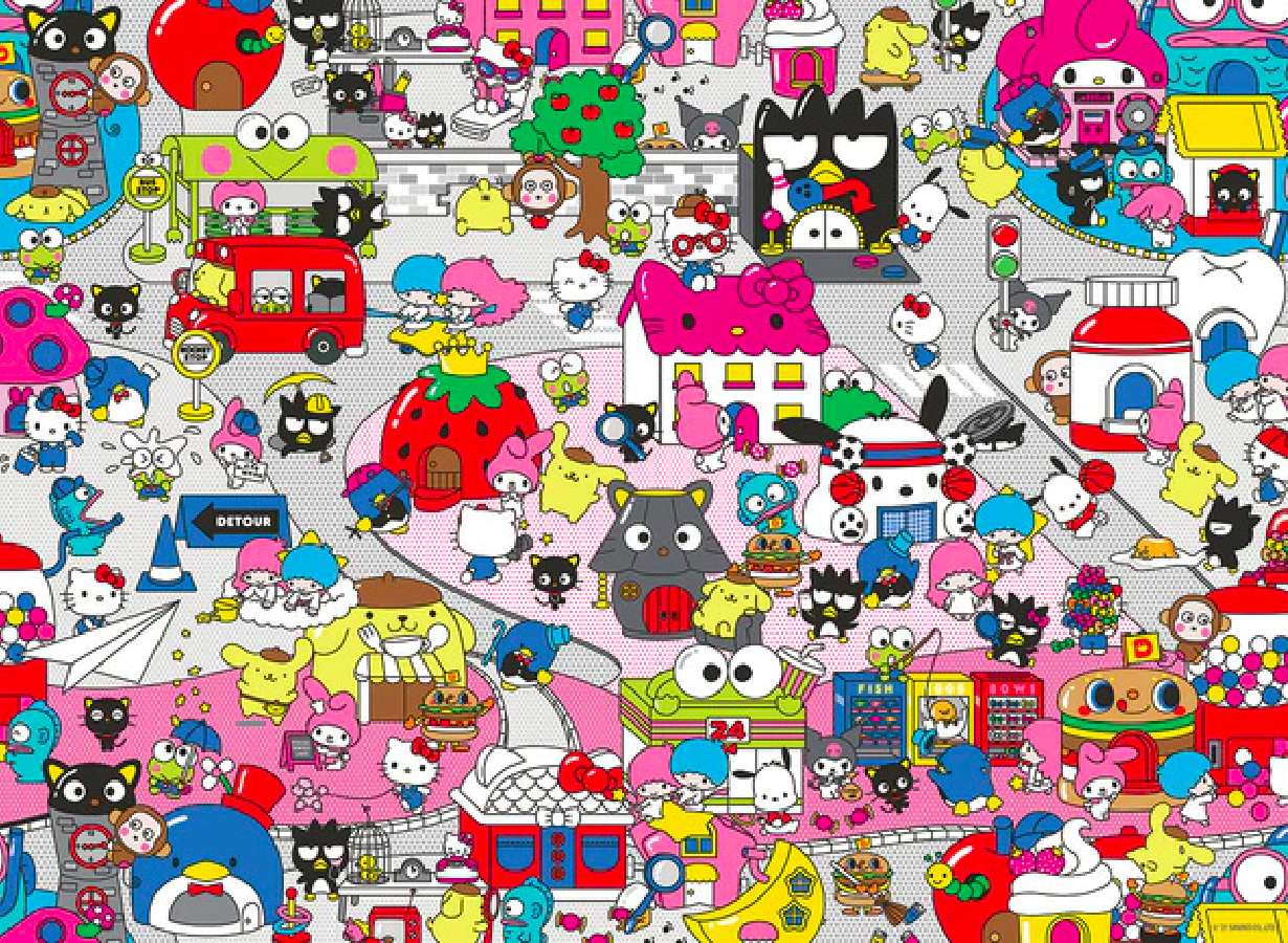 HELLO KITTY puzzle en ligne