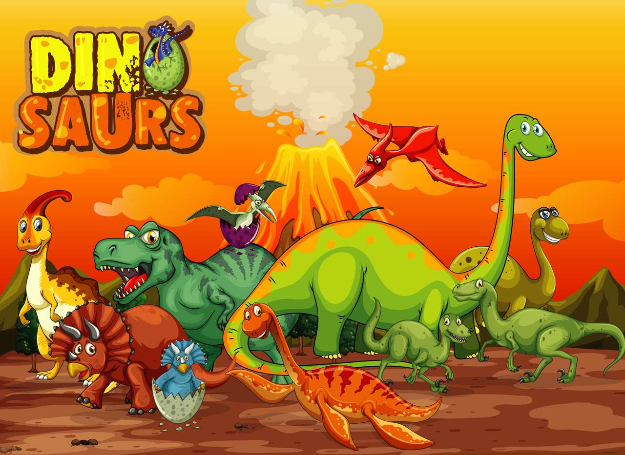 dinosauři skládačky online