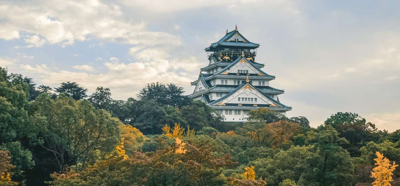 Осакский замок пазл онлайн
