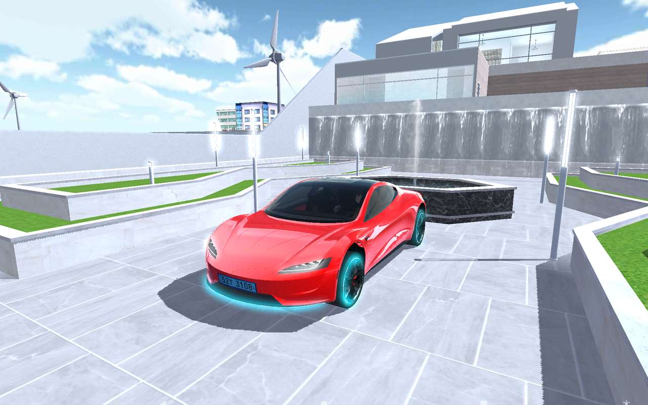 Tesla Roadster. puzzle online