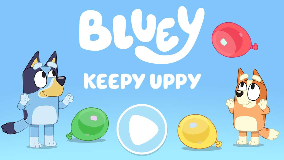 Bluey Keepy Uppy Online-Puzzle