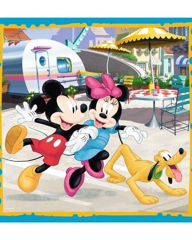 Mickey Mouse et Pluton puzzle en ligne