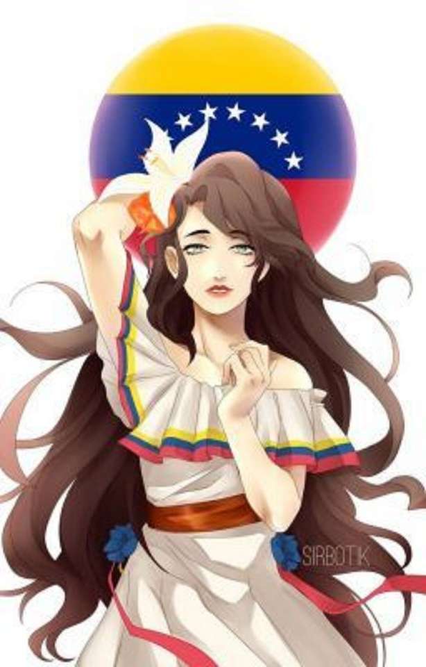 Venezuela vrouw anime-versie online puzzel