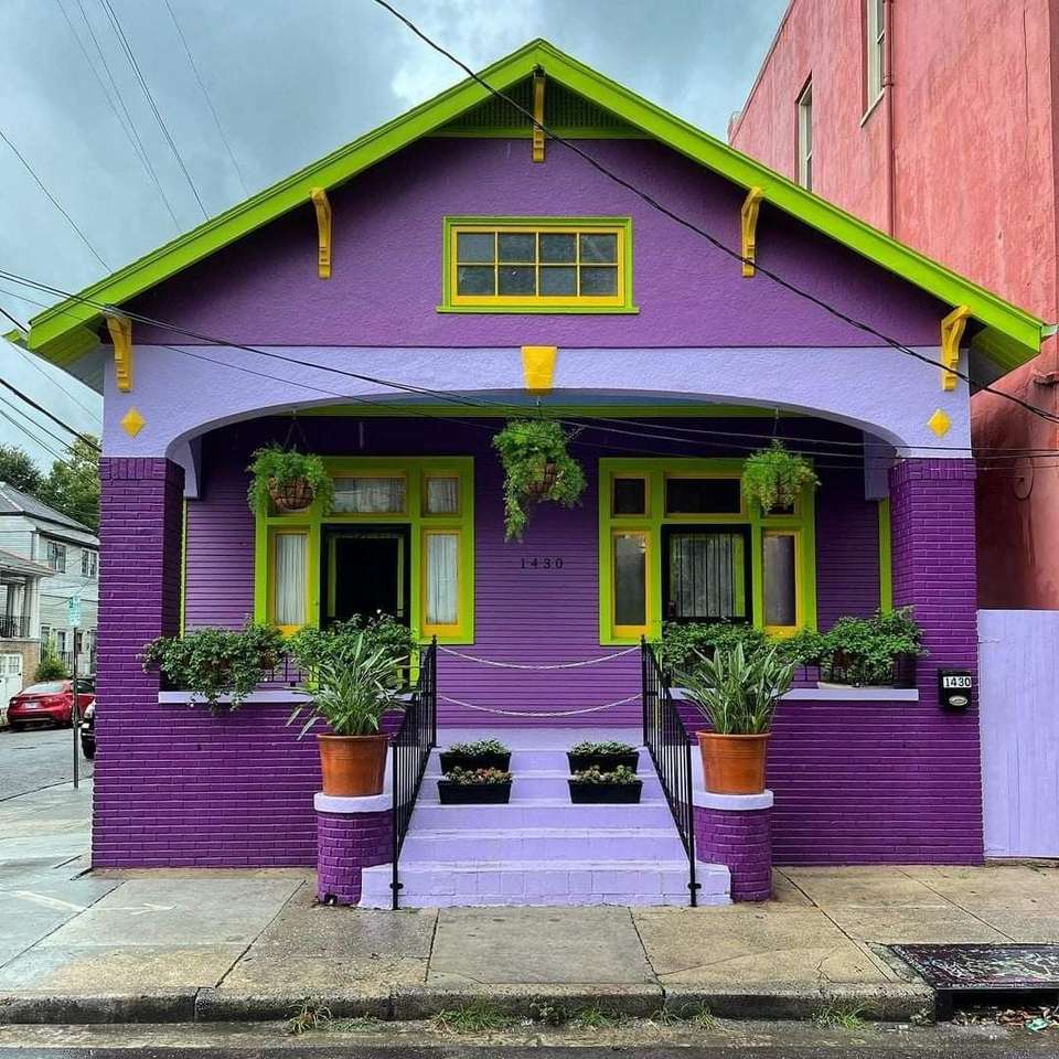 Ein charmantes ''Lavendel''-Haus Online-Puzzle