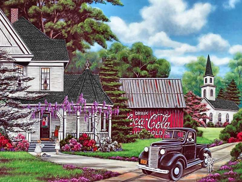 Coca Cola land Pussel online