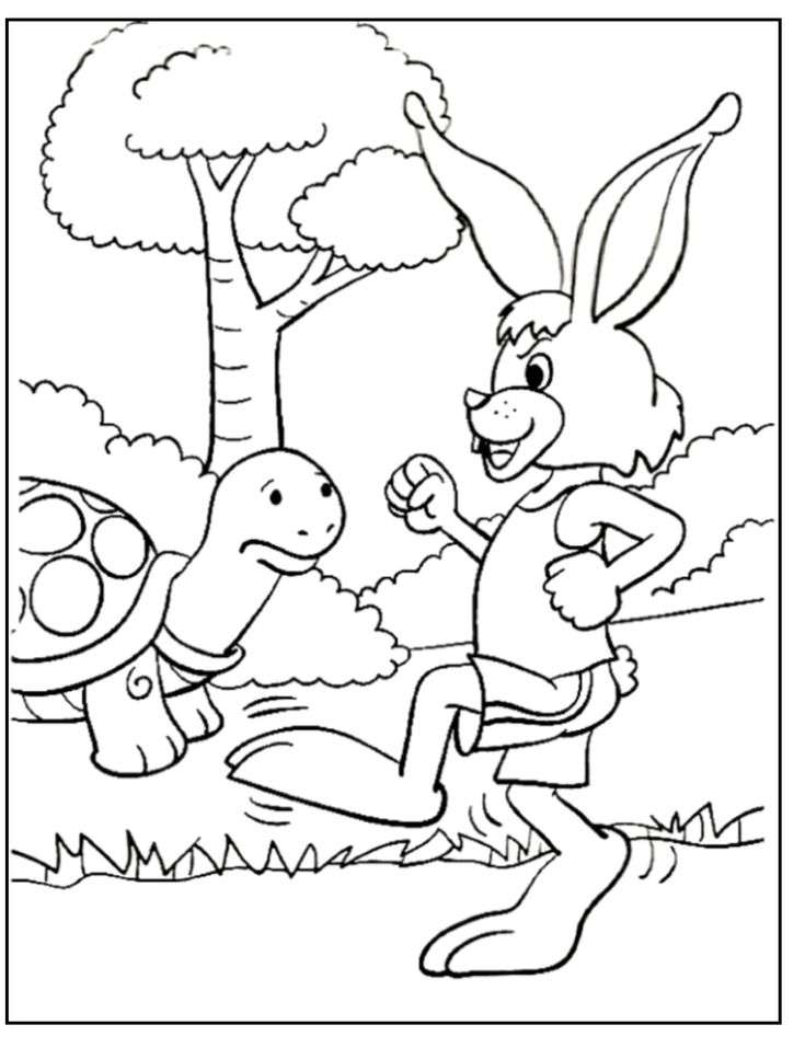 Haren och sköldpaddan Pussel online