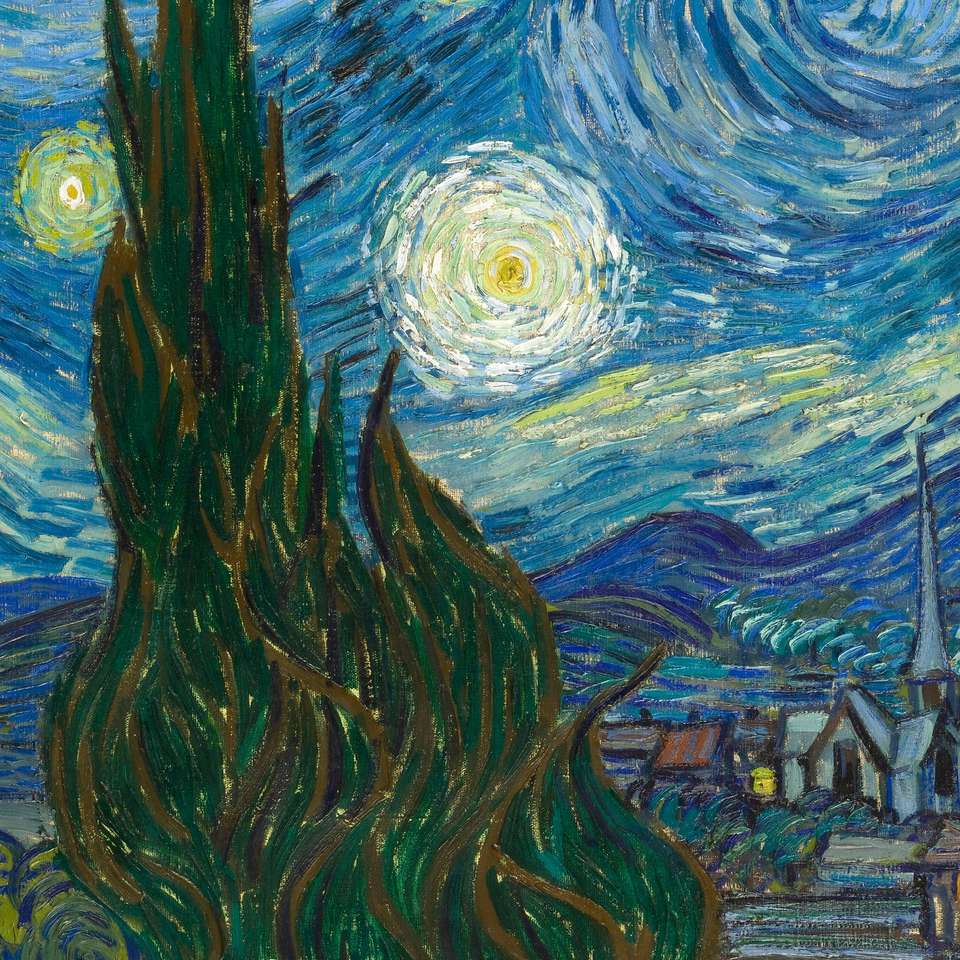 The Starry Night Pussel online