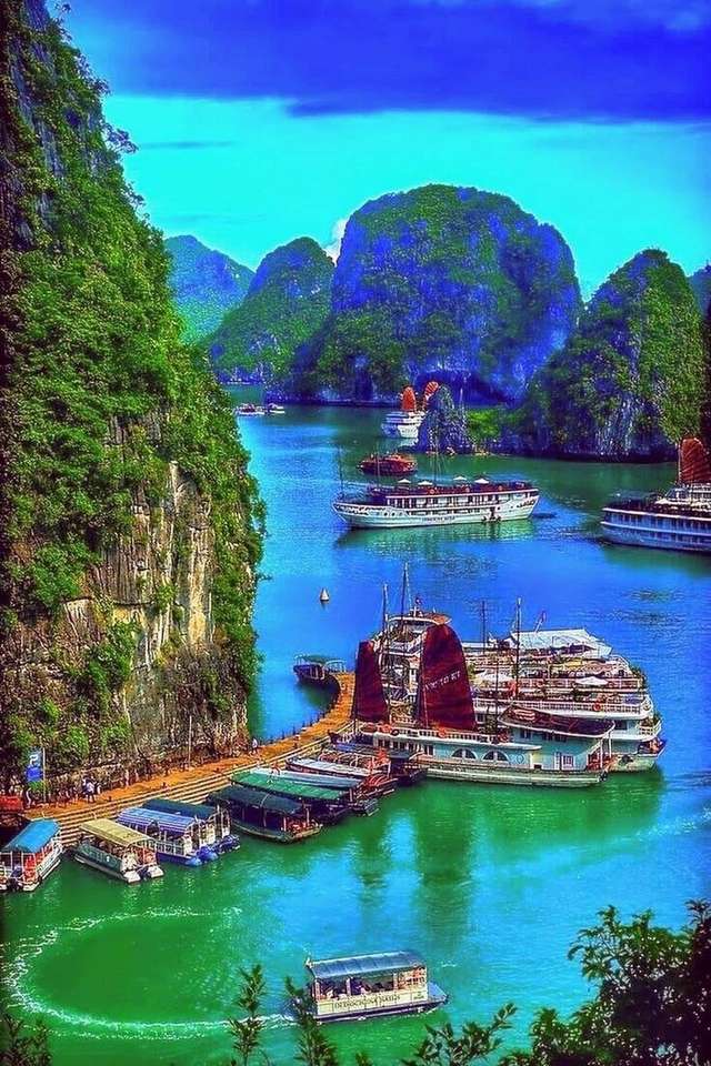 изглед от Виетнам онлайн пъзел