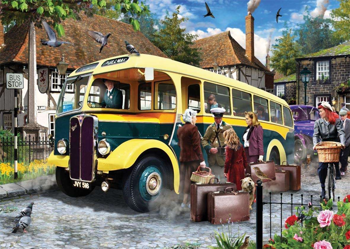 Den Bus erwischen Puzzlespiel online