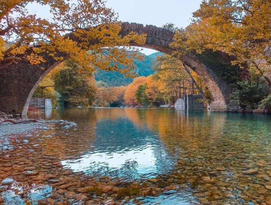 podzimní most online puzzle