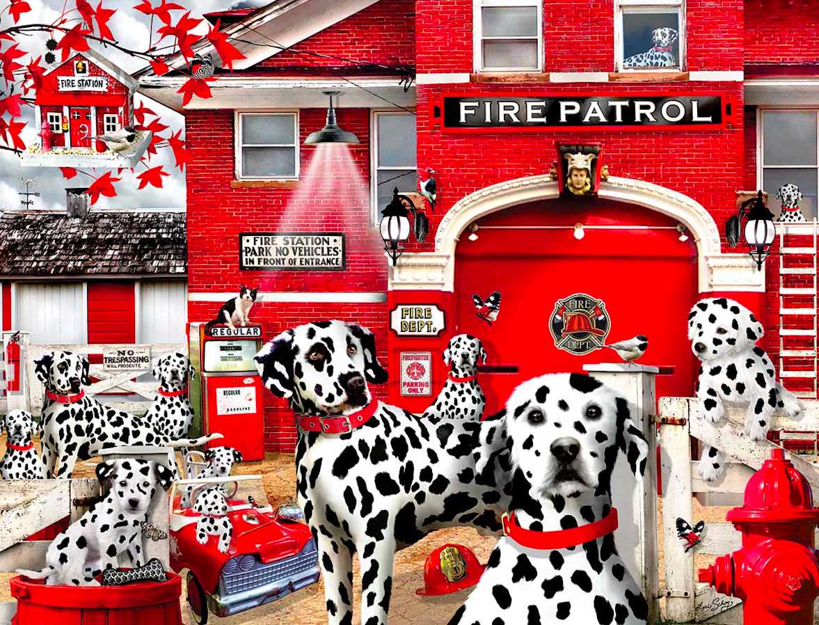 Dalmatians-Paw Fire Patrol online puzzle