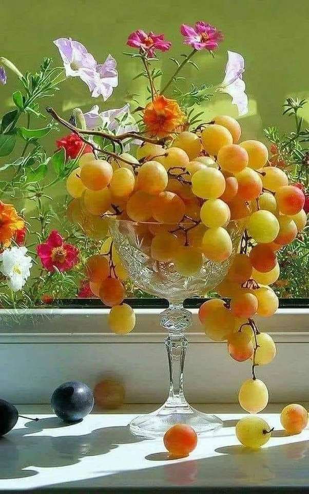 бурштиновий виноград онлайн пазл