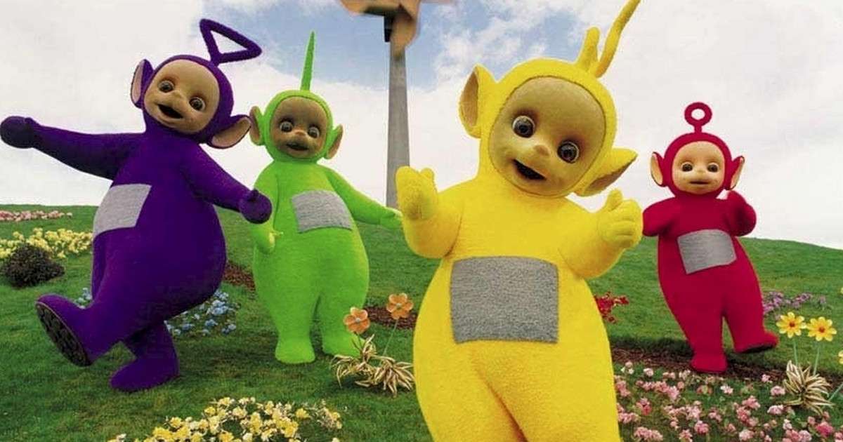 Teletubbies. Tinky-Winky, Dipsy, Laa-Laa, and Po online puzzle