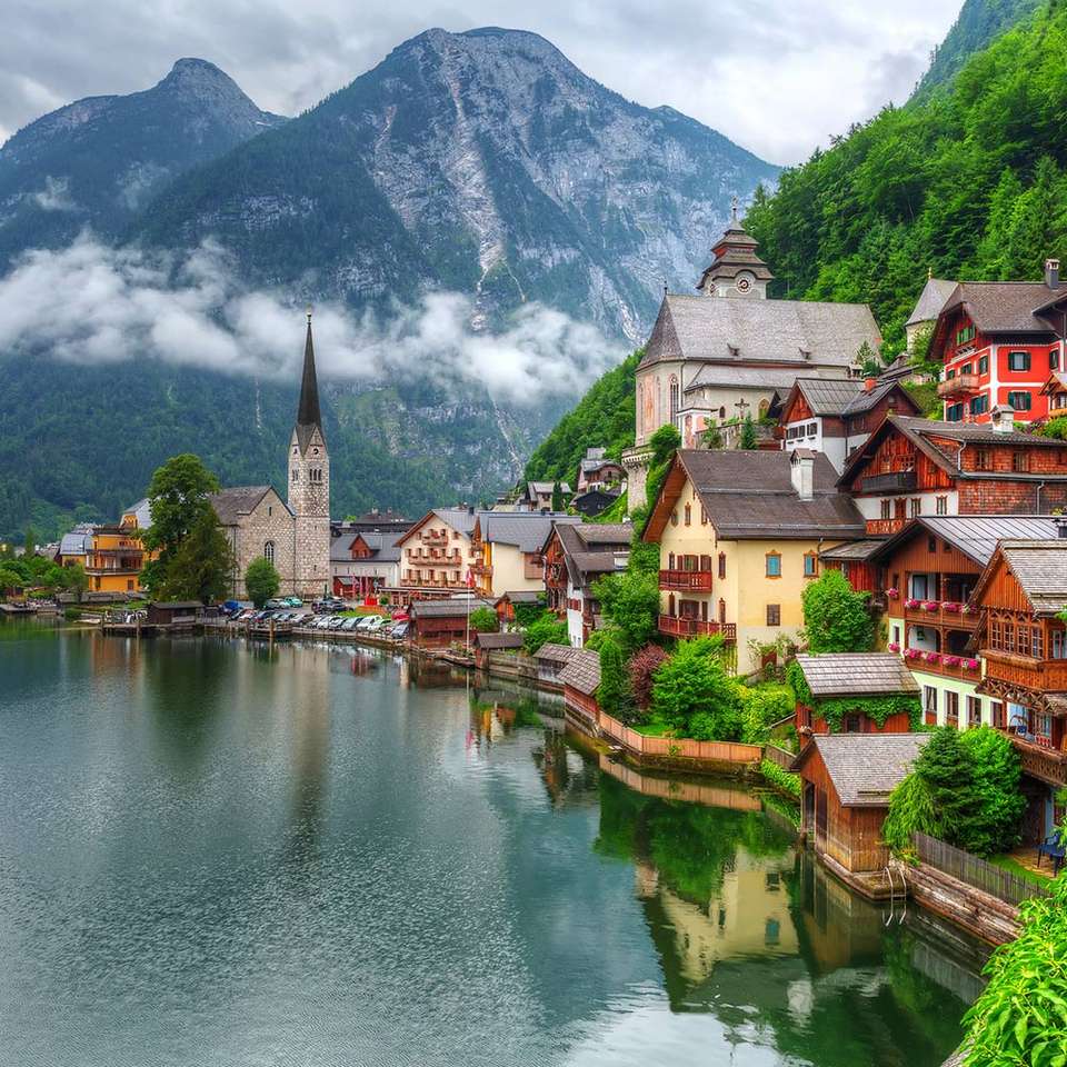 Hallstatt- the most beautiful town in Austria jigsaw puzzle online