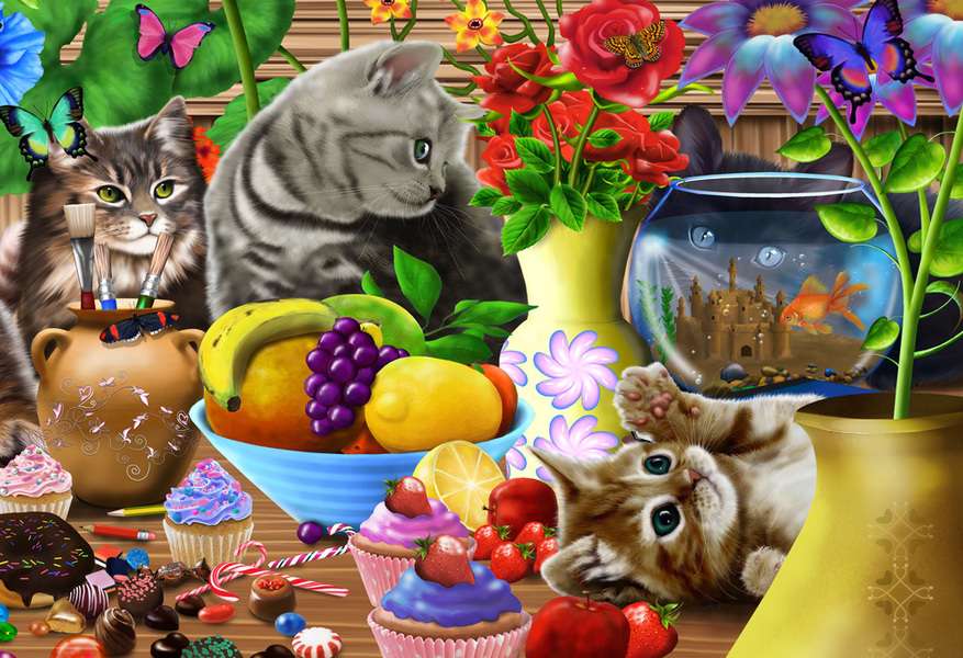 Gattini molto curiosi #221 puzzle online