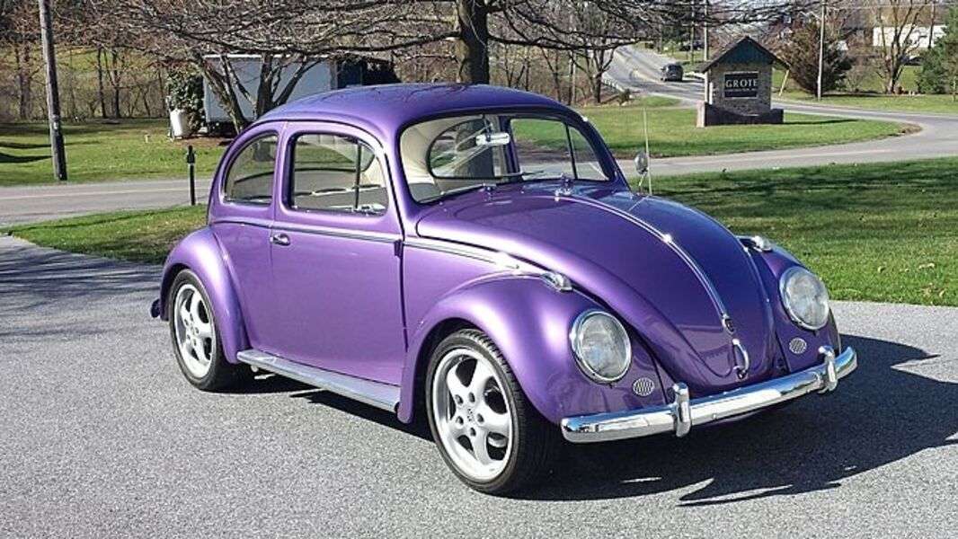 Автомобил Volkswagen Beetle Година 1959 №8 онлайн пъзел