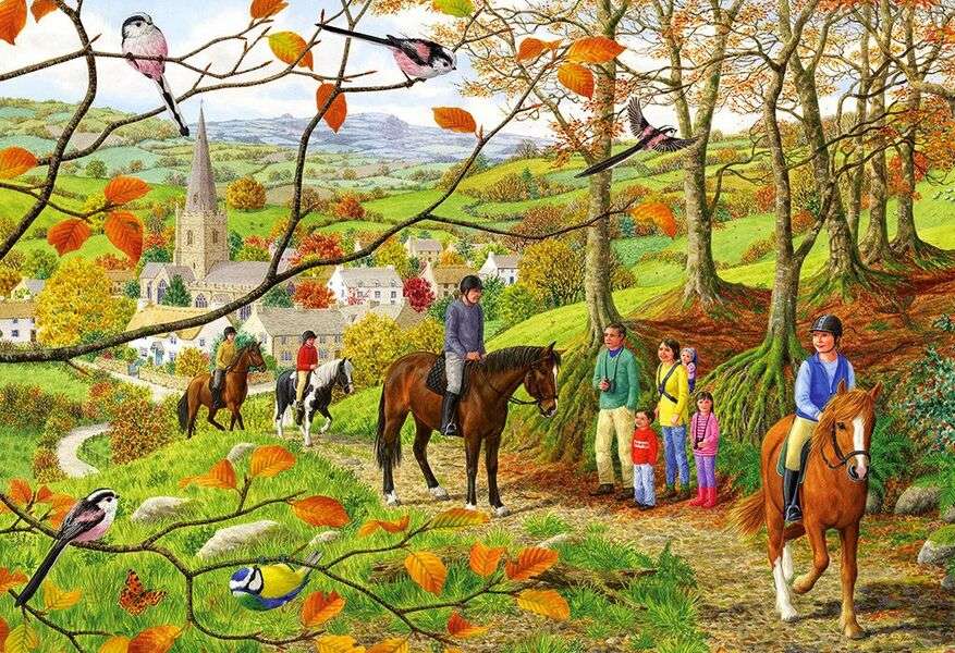 horse ride jigsaw puzzle online
