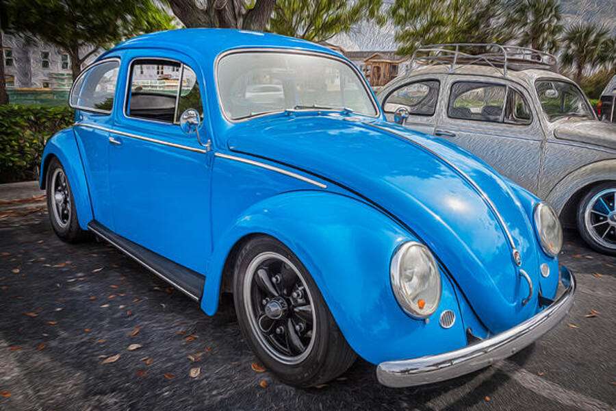 Αυτοκίνητο Volkswagen Beetle Έτος 1964 #10 online παζλ