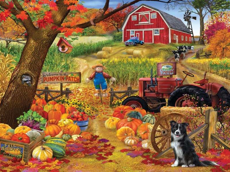 Herbst auf dem Bauernhof Puzzlespiel online