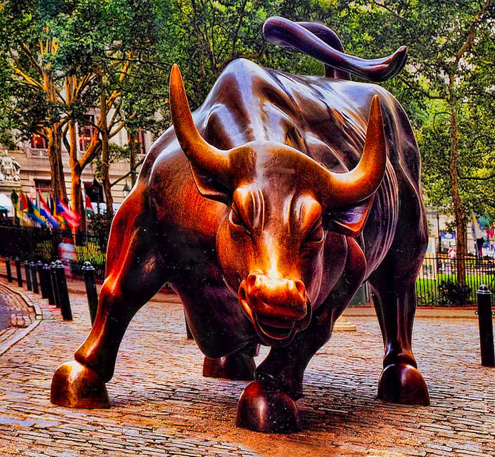 New York-Taurus an der Wall Street Puzzlespiel online