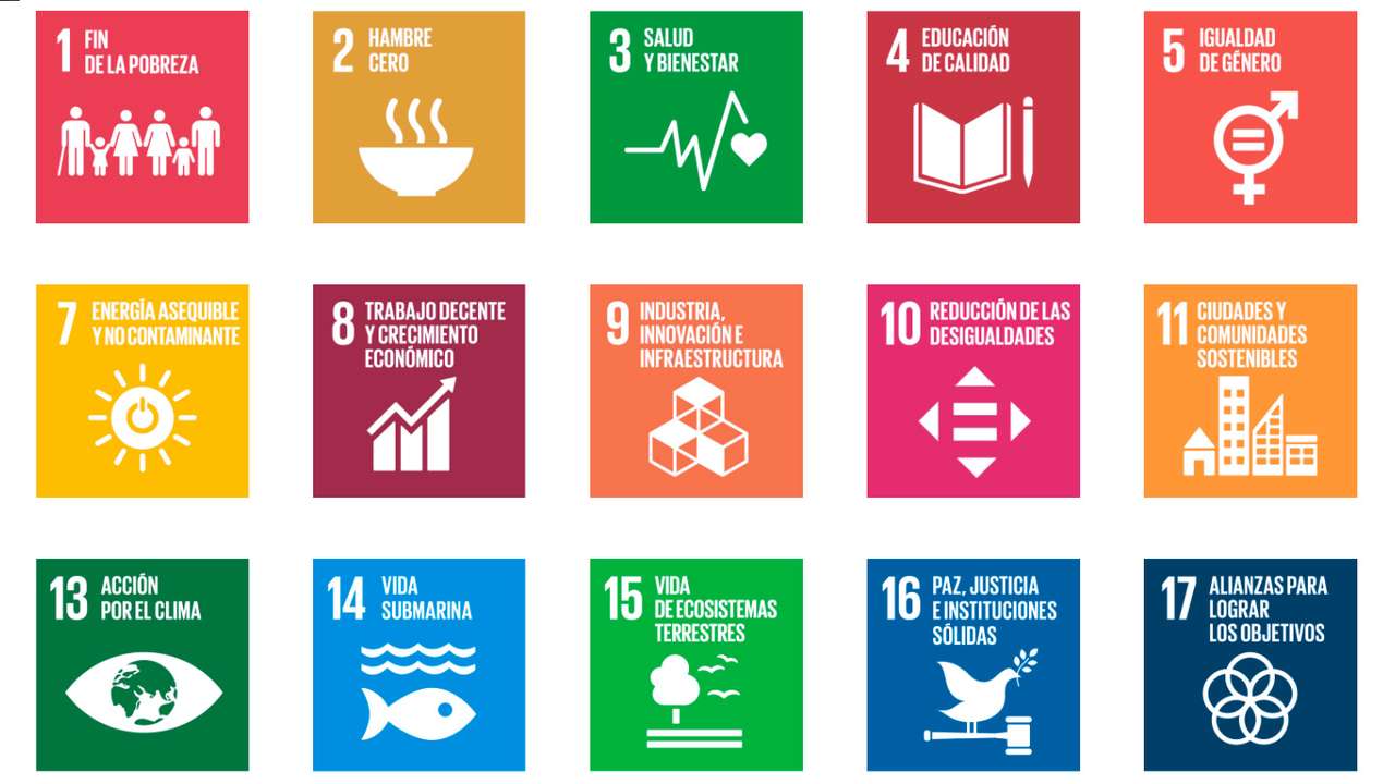 17 objetivos de desarrollo sustenible rompecabezas en línea