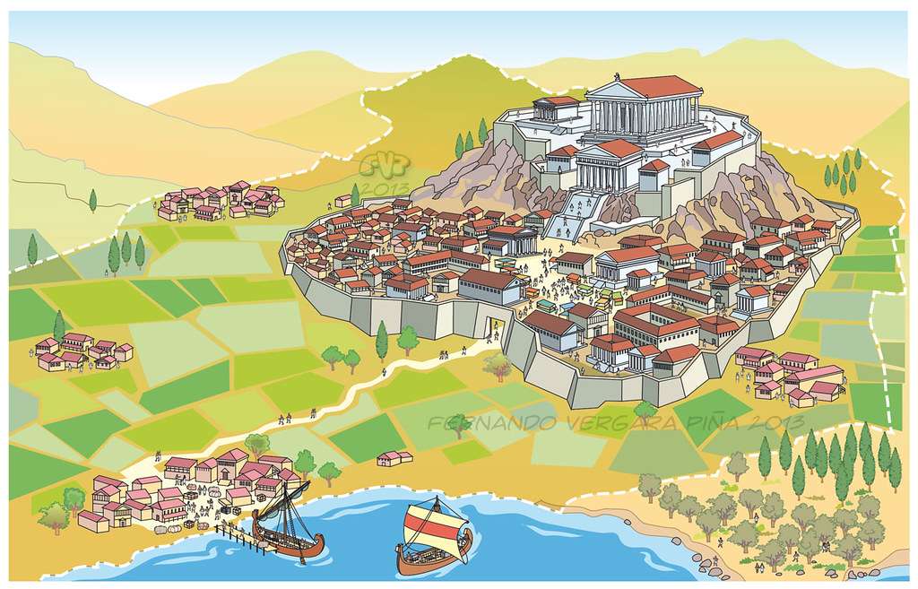 GRIECHISCHE POLIS Online-Puzzle