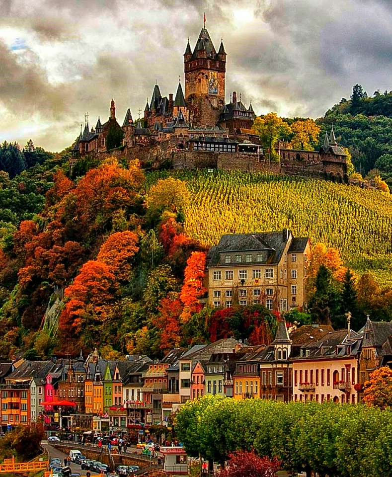 Francia-Cochem in autunno puzzle online