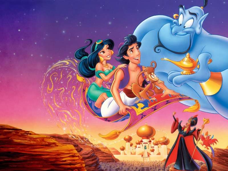 Cuento de hadas - Aladino rompecabezas en línea