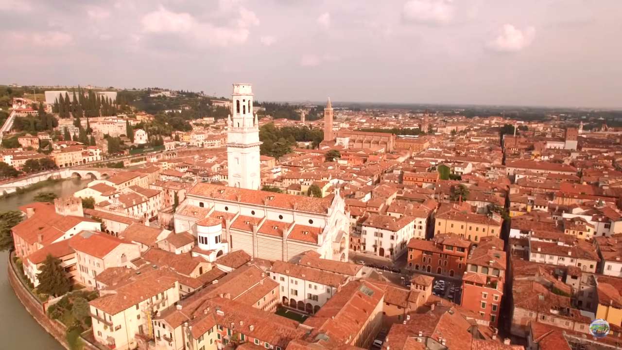 Panorama von Verona Online-Puzzle