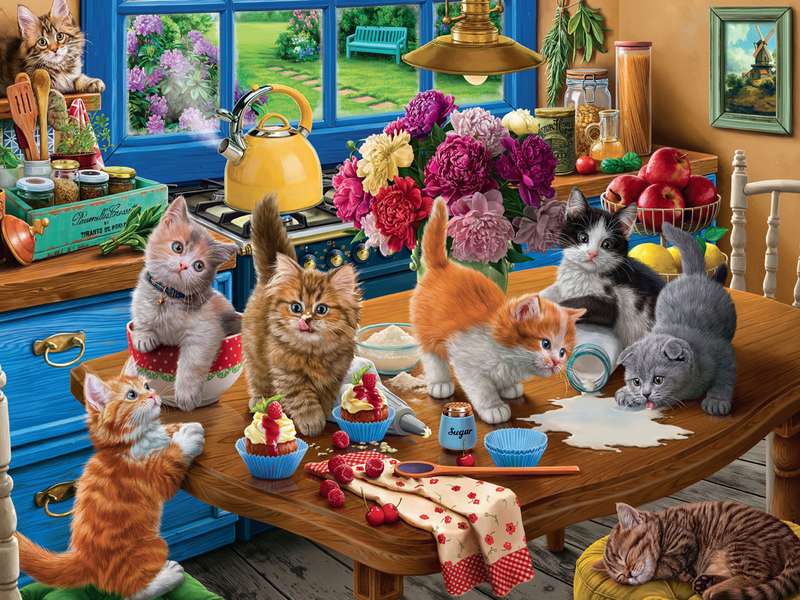 Pisicile fac mizerie #226 jigsaw puzzle online