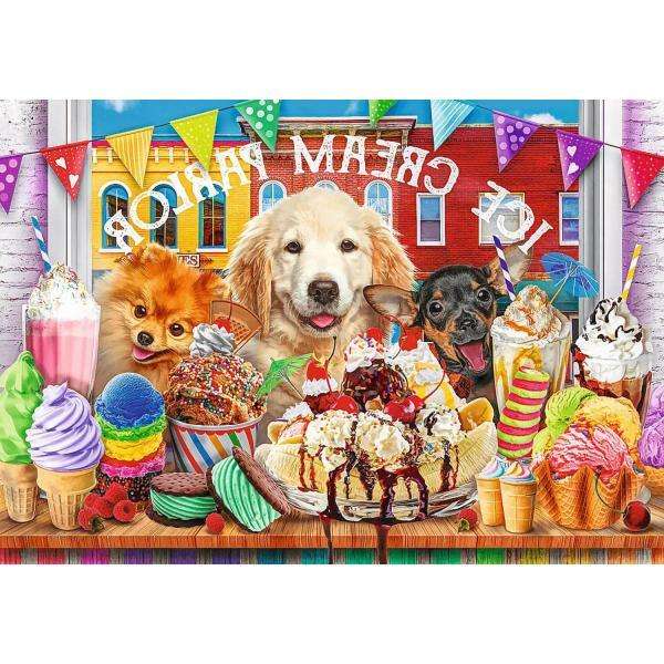Psi ve zmrzlinárně #217 online puzzle