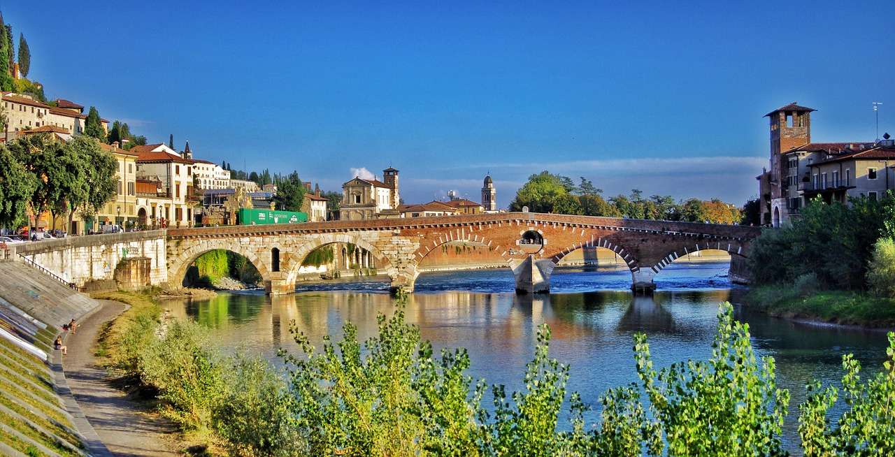 Řeka Verona online puzzle