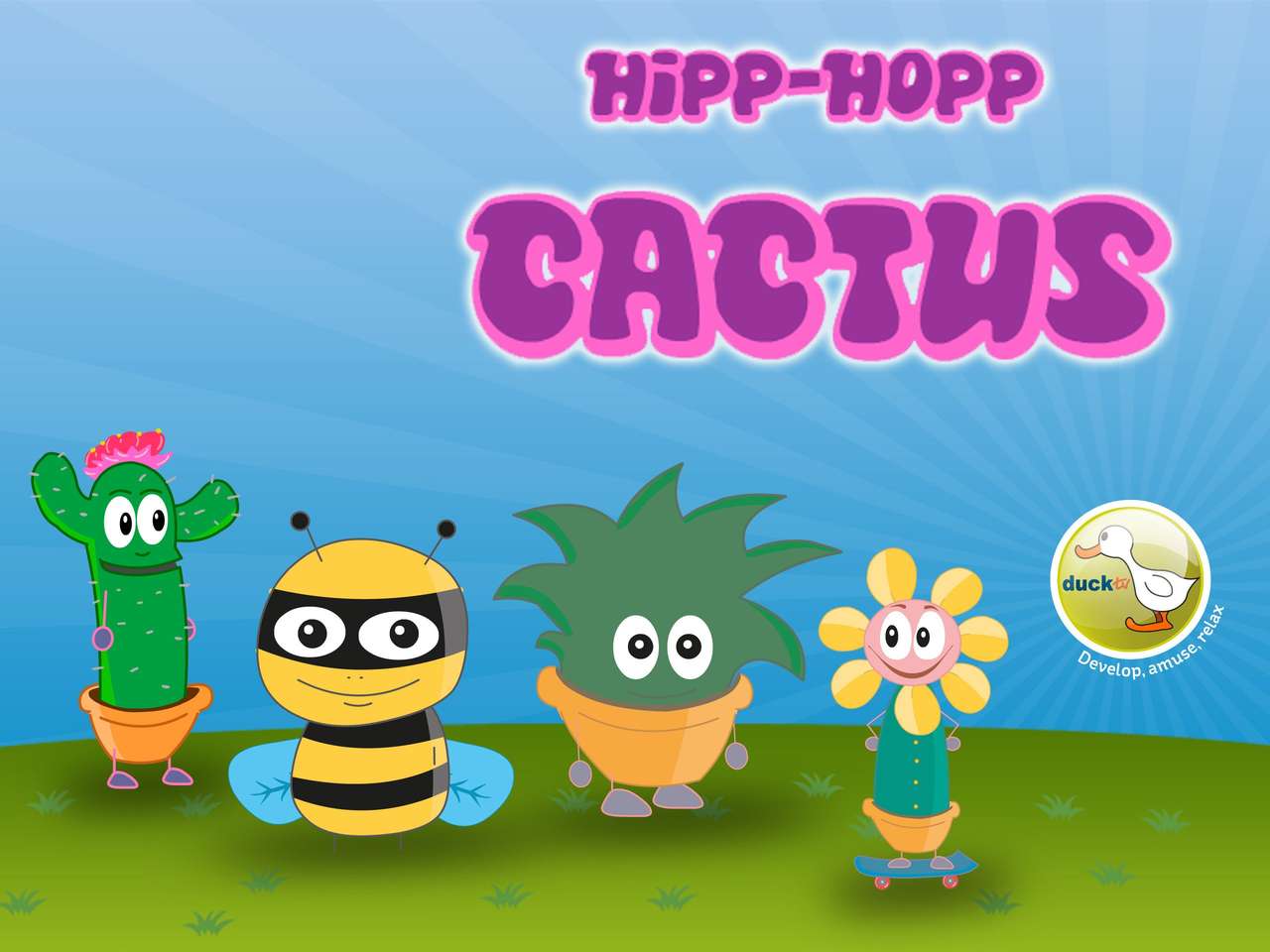 QUEBRA-CABEÇA DE TV HIPP-HOPP CACTUS DUCK quebra-cabeças online