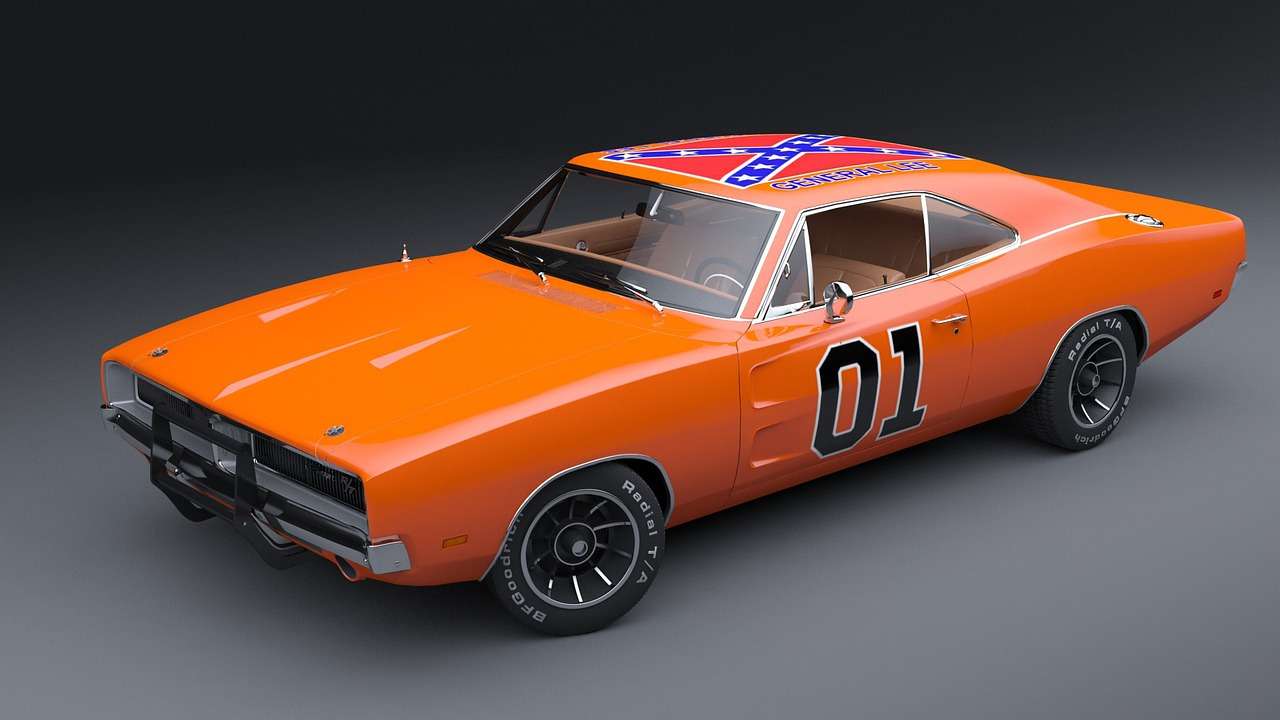 Il generale Lee Muscle Car puzzle online