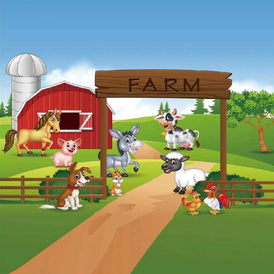 Животните от Ферме онлайн пъзел