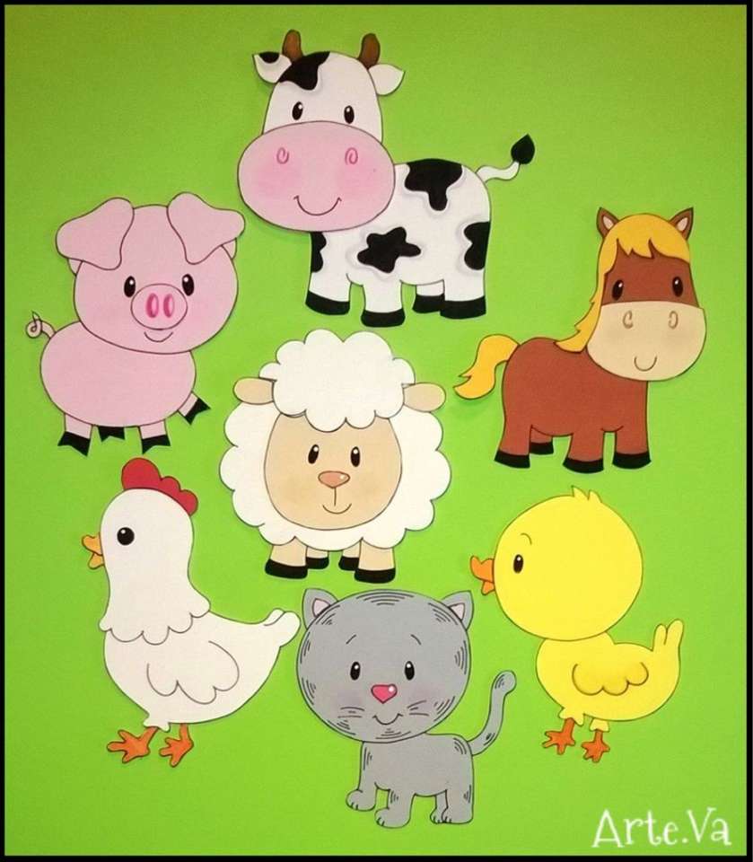 Animale de fermă puzzle online