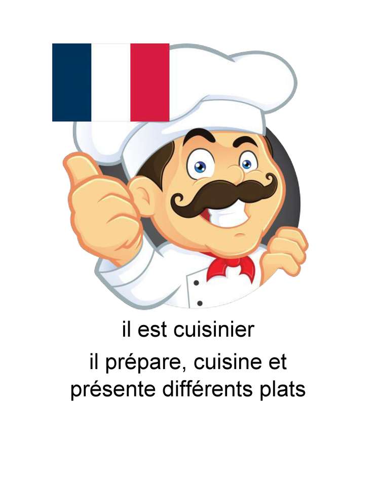 французький шеф-кухар пазл онлайн