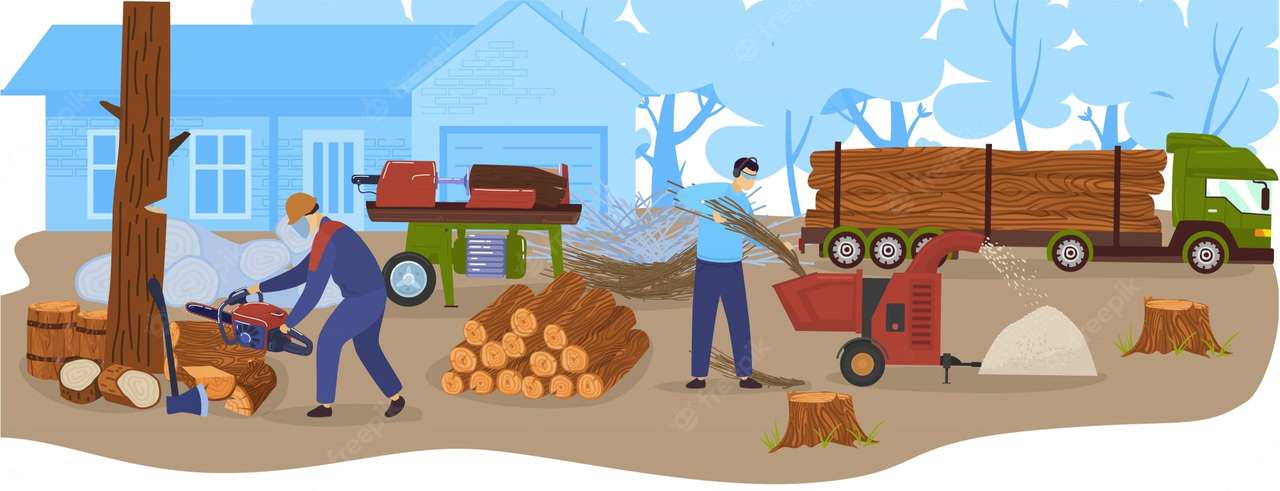 Επεξεργασία και μετατροπή ξύλου παζλ online