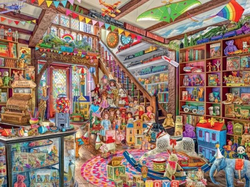 Velký obchod s panenkami a hračkami online puzzle