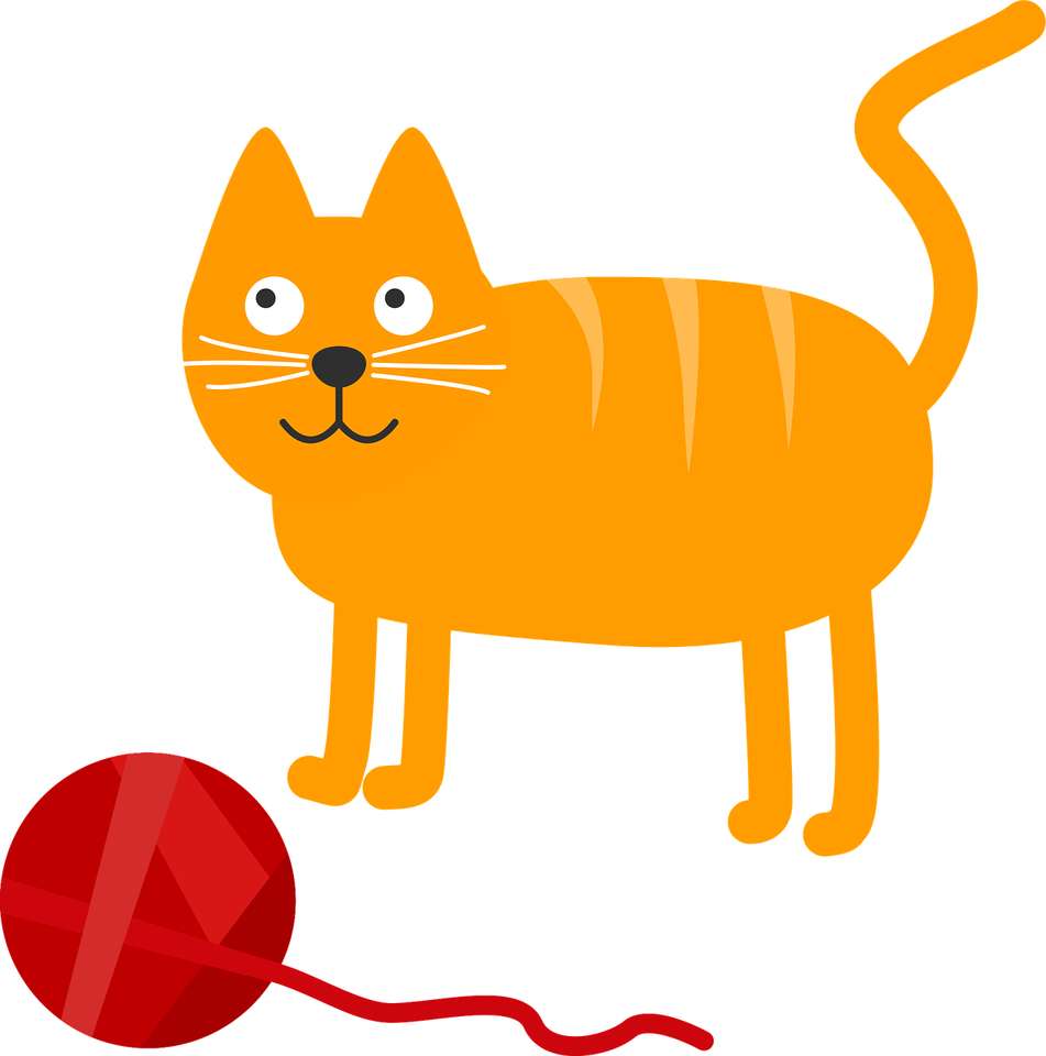 単音節の単語: 猫 ジグソーパズルオンライン