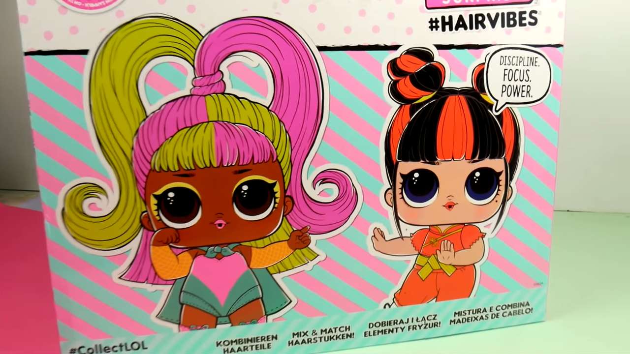 Muñecas Lol Surprise Hairvibes rompecabezas en línea